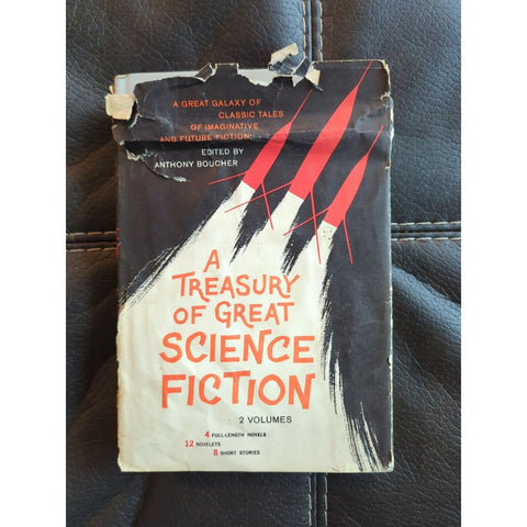A Treasury of Great Science Fiction, Anthony Boucher 1959 HC/DJ BCE (DoubleDay)