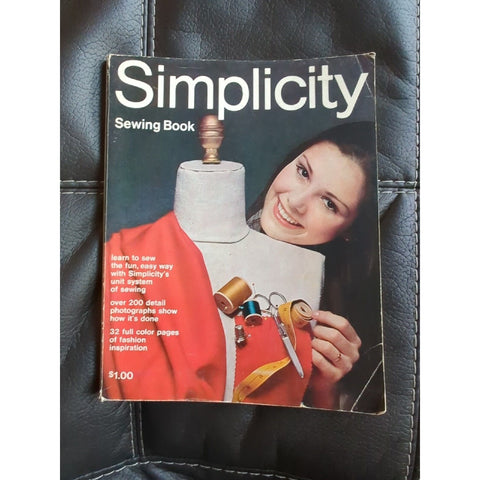 1969 Simplicity Sewing Book SIMPLICITY Unit Sewing System Tailoring 220pg PaperB