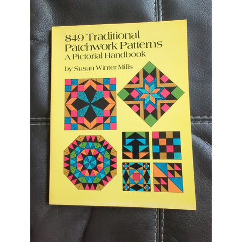849 Traditional Patchwork Patterns Handbook Susan Winter Mills Paperback 1989