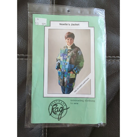 1999 Merchant Rag Noelle's Jacket sizes 6-24 No Match Patchwork sewing pattern