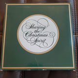 1981 Avon Christmas Plate Sharing The Christmas Spirit Box Wedgewood Vintage