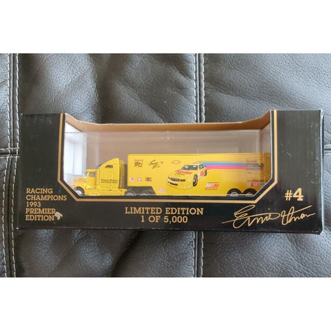 1993 Racing Champions Premier Edition 1:87 Scale Hauler #4 Kodak Yellow Semi NOS