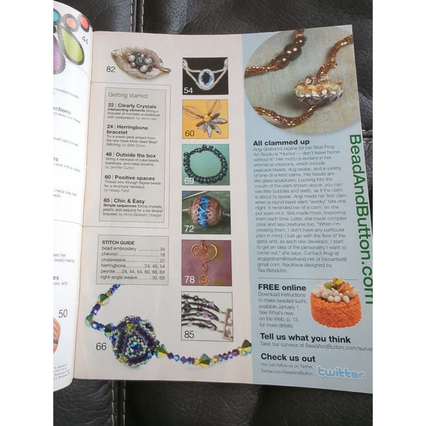 Bead & Button Magazine February 2010 Issue #95 26 Basic Techniques w Pictures
