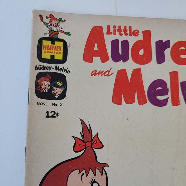 LITTLE AUDREY AND MELVIN #21 November 1965 HARVEY COMICS SILVER AGE