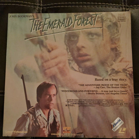 "The Emerald Forest" Extended Play Laserdisc LD - John Boorman Videodisc