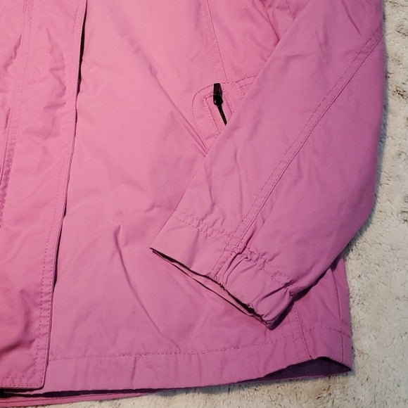 Eddie Bauer Dusty Pink Lomger Hooded Utility Jacket Size S