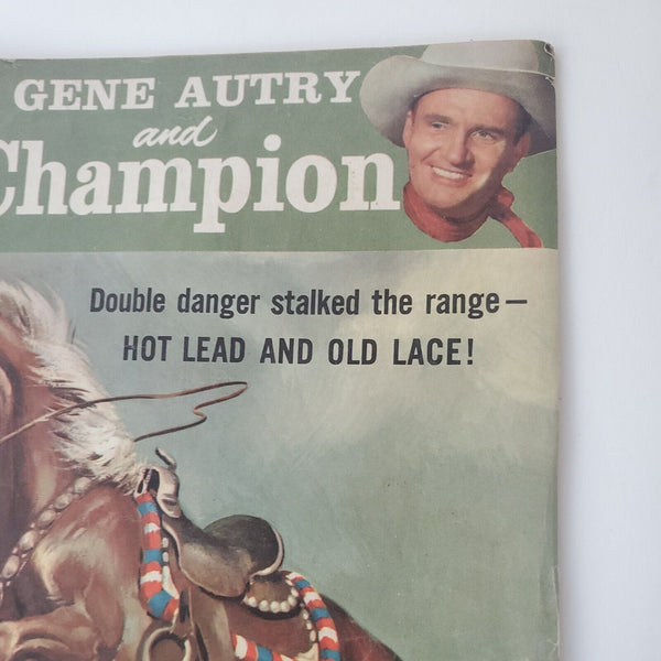 Gene Autry and Champion Dell Comic Book #112 Nov 1956 Hot Lead & Old Lace