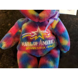 1997 Mall Of America Groovy Bean Bag Bear Plush Toy Teddy Bear