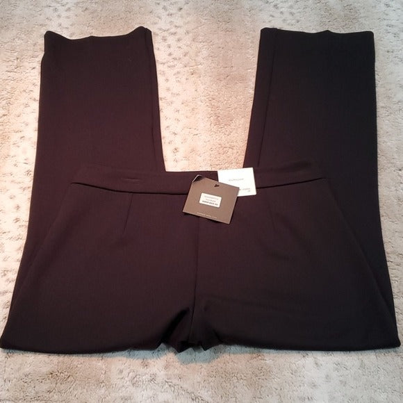 NWT Marc New York Black Bootleg Dress Pant w Zippers Size 6