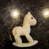 1986 Precious Moments “Rocking Horse” Ornament #102474