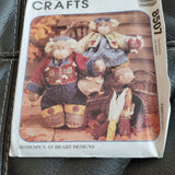 8507 UNCUT McCalls Vintage Sewing Pattern Craft 14" Honey Bee Mine Bears OOP SEW