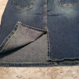 Levi's Medium Wash Midi Length Jean Skirt Size 6