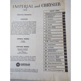 1970 Chrysler Shop Manual 70 New Yorker Newport 300 Imperial Repair Service Book