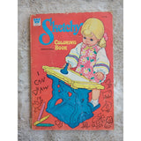 Vintage Sketchy COLORING BOOK WHITMAN 1971 MATTEL SC 1649:59 Some Use Throughout