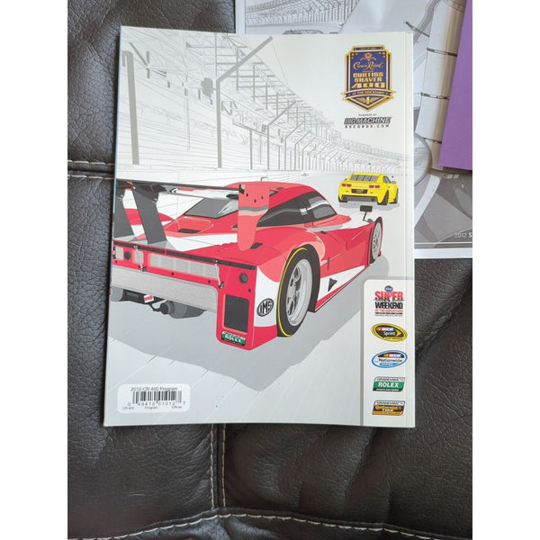 2012 Crown Royal 400 At the Brickyard Event Program Starting Line Sticker Ticket