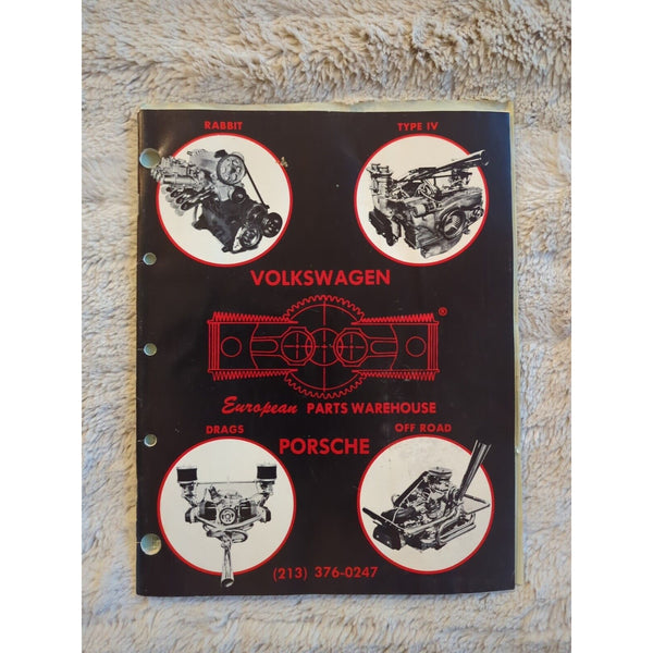 Vintage 1980 European Performance Parts Catalog VW Porsche Engine KITS HOW-TO SC