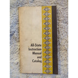 Vintage 1970 All-State Instruction Manual and Catalog Chemetron Corporation