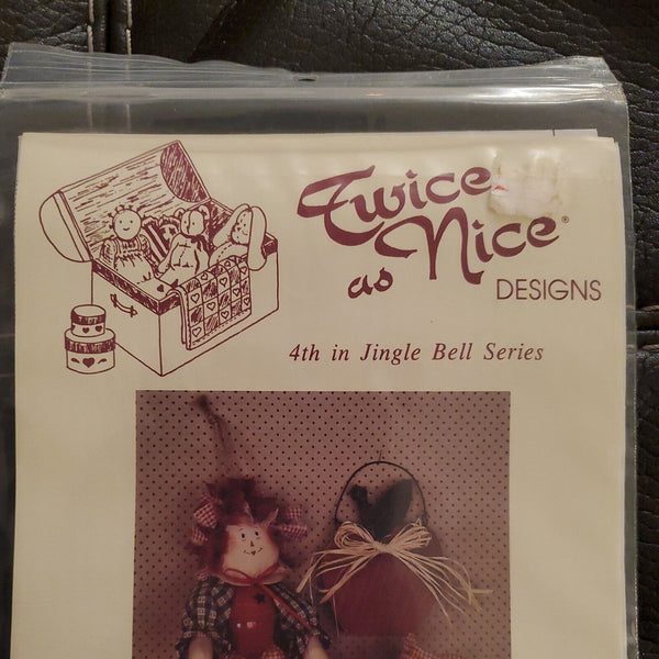 Andy & Annie Belle Twice as Nice Designs 8" Bell Doll Pattern New/Uncut 1992