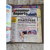 2005 CONSUMER REPORTS Magazine Monthly Jan-Dec Address Labels - In Green Binder