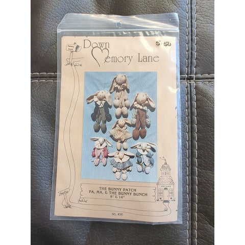 "The Bunny Patch" ©1990 Down Memory Lane Craft Pattern # 36 UNCUT