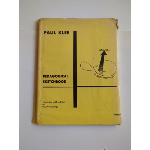 Pedagogical Sketchbook Paul Klee 1953 Perspective Drawing Art Theory HC DJ Vtg