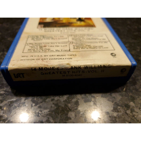 14 More Of Hank Williams' Greatest Hits Volume 2 1963 MGM / 8 Track Tape