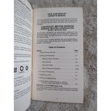 1978 Chevrolet Classic Owners Manual User Guide Reference Operator Book