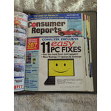 2006 CONSUMER REPORTS Magazine Monthly Jan-Dec Address Labels - In Green Binder