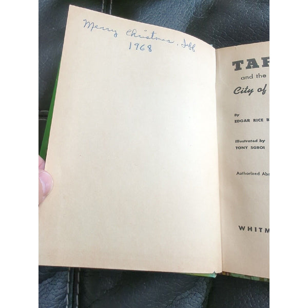 1952 TARZAN AND THE CITY OF GOLD (Whitman) Edgar Rice Burroughs Hardcover