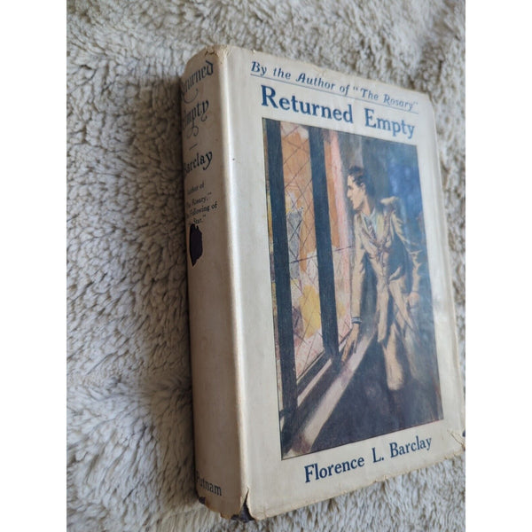 RETURNED EMPTY FLORENCE L BARCLAY 1920 FIRST EDITION WDJ SCARCE REINCARNATION HC