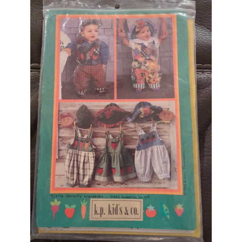 1994 K.P. Kid's & Co Little Sprouts Wardrobe size 6 mo. to 4T Sewing Patterns