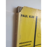 Pedagogical Sketchbook Paul Klee 1953 Perspective Drawing Art Theory HC DJ Vtg