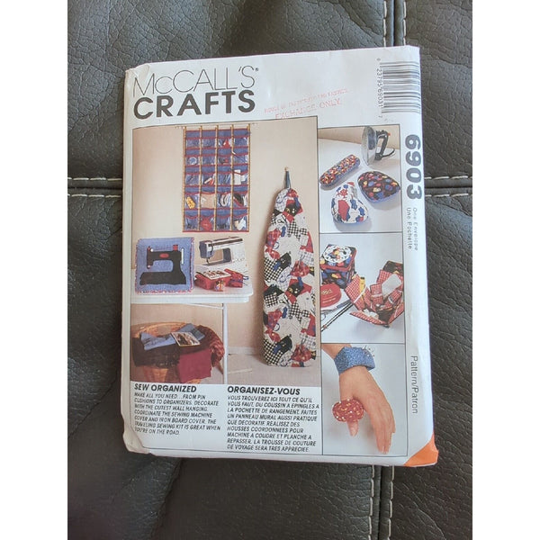 6903 UNCUT Vintage McCalls Sewing Pattern Sewing Accessories Pin Cushion Covers