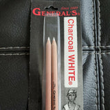 2-Pack -  5582BP Charcoal White Pencils 2/Pkg-2B