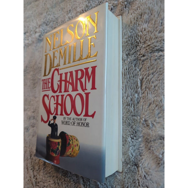 The Charm School by Nelson DeMille 1988 HC DJ Vtg 1st Edition 1st Print Vtg