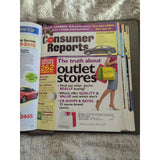 2006 CONSUMER REPORTS Magazine Monthly Jan-Dec Address Labels - In Green Binder