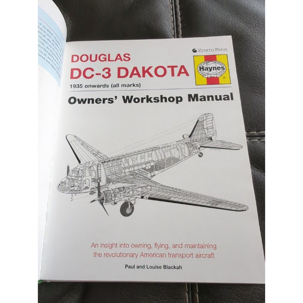 DOUGLAS DC-3 DAKOTA MANUAL HAYNES OWNERS' WORKSHOP Blackah Paul And Louise HC