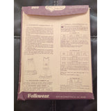1978 Folkwear Sewing Pattern 203 Womens Edwardian Underthings 3 Pc Sz S-L 10920