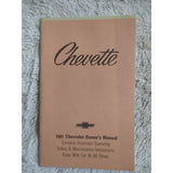 1981 Chevrolet Chevette owners manual ORIGINAL book guide literature 81 Chevy SC