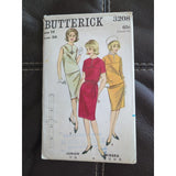 3208 BUTTERICK c.1960's Slit Yoke DRESS TOP SKIRT Sewing Pattern Size 16 UC
