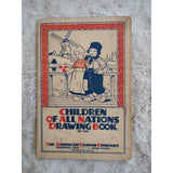 AMERICAN CRAYON COMPANY - CHILDREN OF ALL NATIONS DRAWING BOOK Sandusky OH 1923