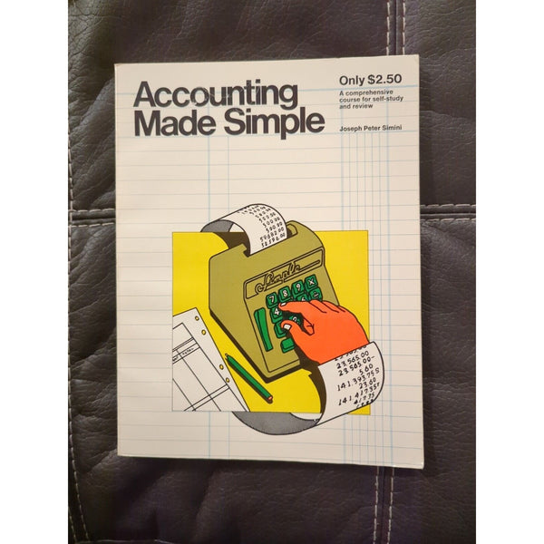 Accounting Made Simple by Joseph Peter Simini 1967 Paperback Vintage