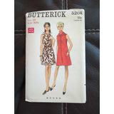 5208 BUTTERICK 1960's Misses One Piece Loose Dress Sewing Pattern Size 10 UC FF