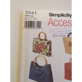 5541 Simplicity Purse Handbag Accessories 6 Looks Sewing Pattern Uncut