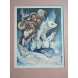 Vintage 1987 Jody Bergsma Go In Light And Love Lithograph Print 1170 Of 7500