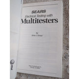 SEARS ELECTRICAL TESTING WITH MULTITESTERS 82302 Alvin J Evans SC 1991 Vtg