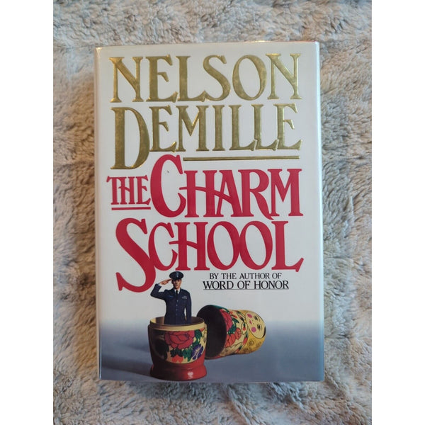 The Charm School by Nelson DeMille 1988 HC DJ Vtg 1st Edition 1st Print Vtg