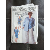 1980's Simplicity Women's Pants,Skirt,Top,Shirt Pattern 9061 Size 18W-24W UNCUT