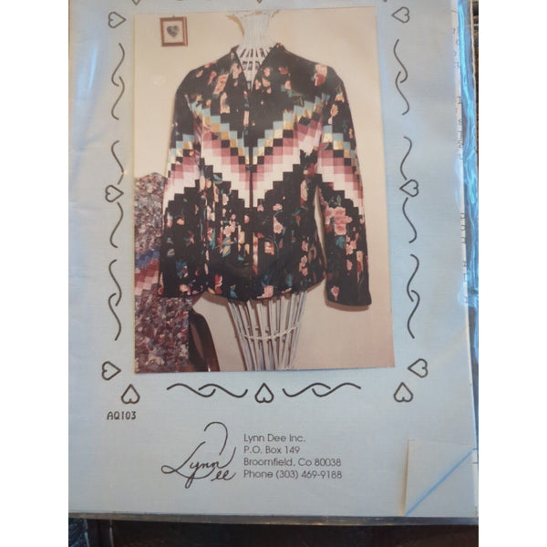Aurora Borealis Jacket Instructions - Lynn Dee Inc. 1990 Uncut Folded AQ103