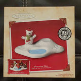 2002 Keepsake Ornament "Hollyday Hill" First in the Snow Cub Club Collection